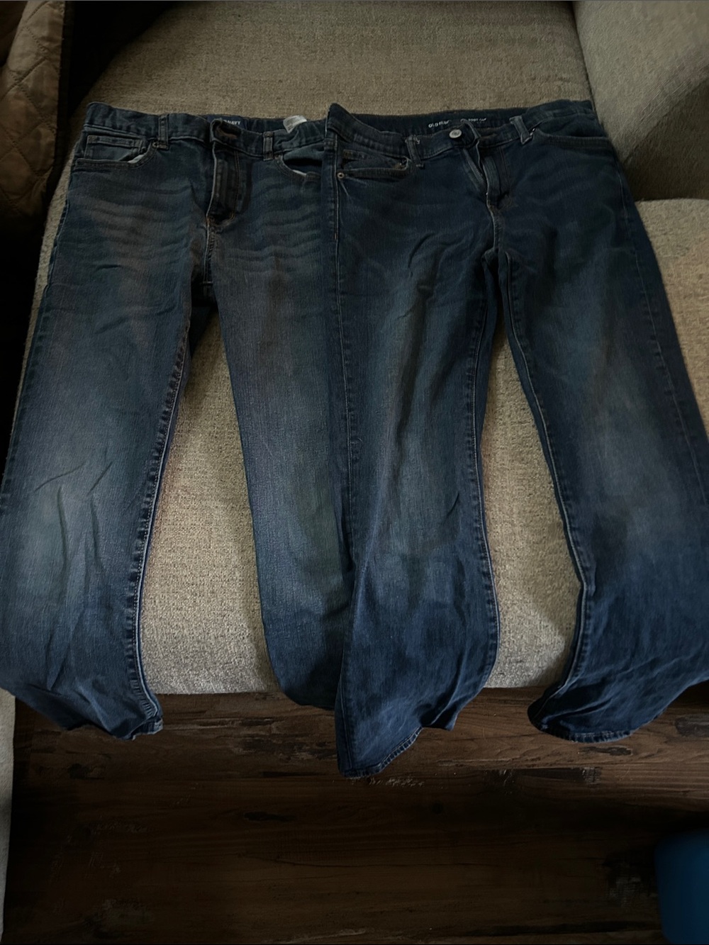 Boys Dark Blue Stretch Denim Jeans